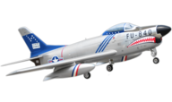 Pilot RC Sabre F-86D