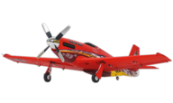 fms P-51 Dago Red