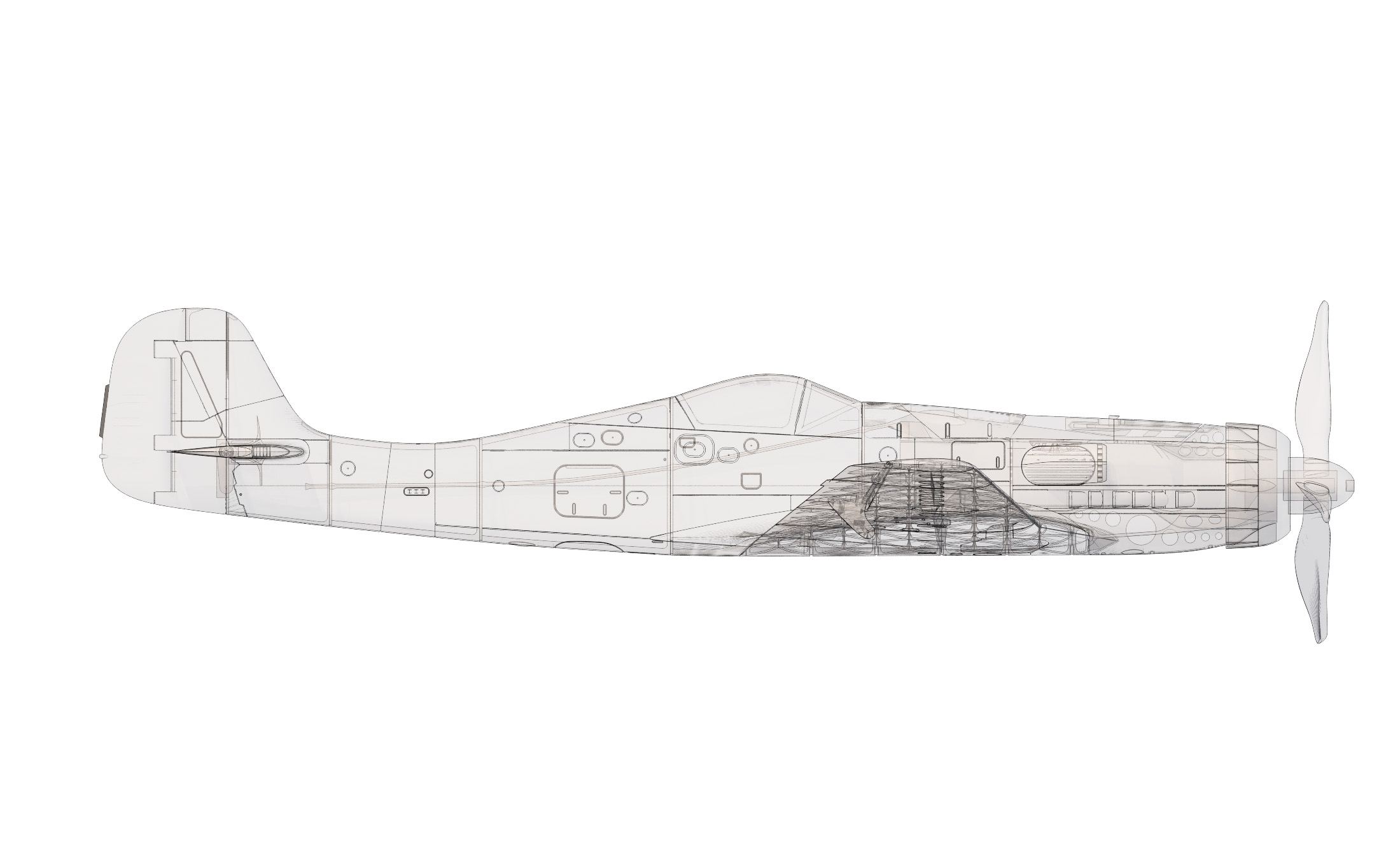 Focke-Wulf TA 152 H 3D LabPrint