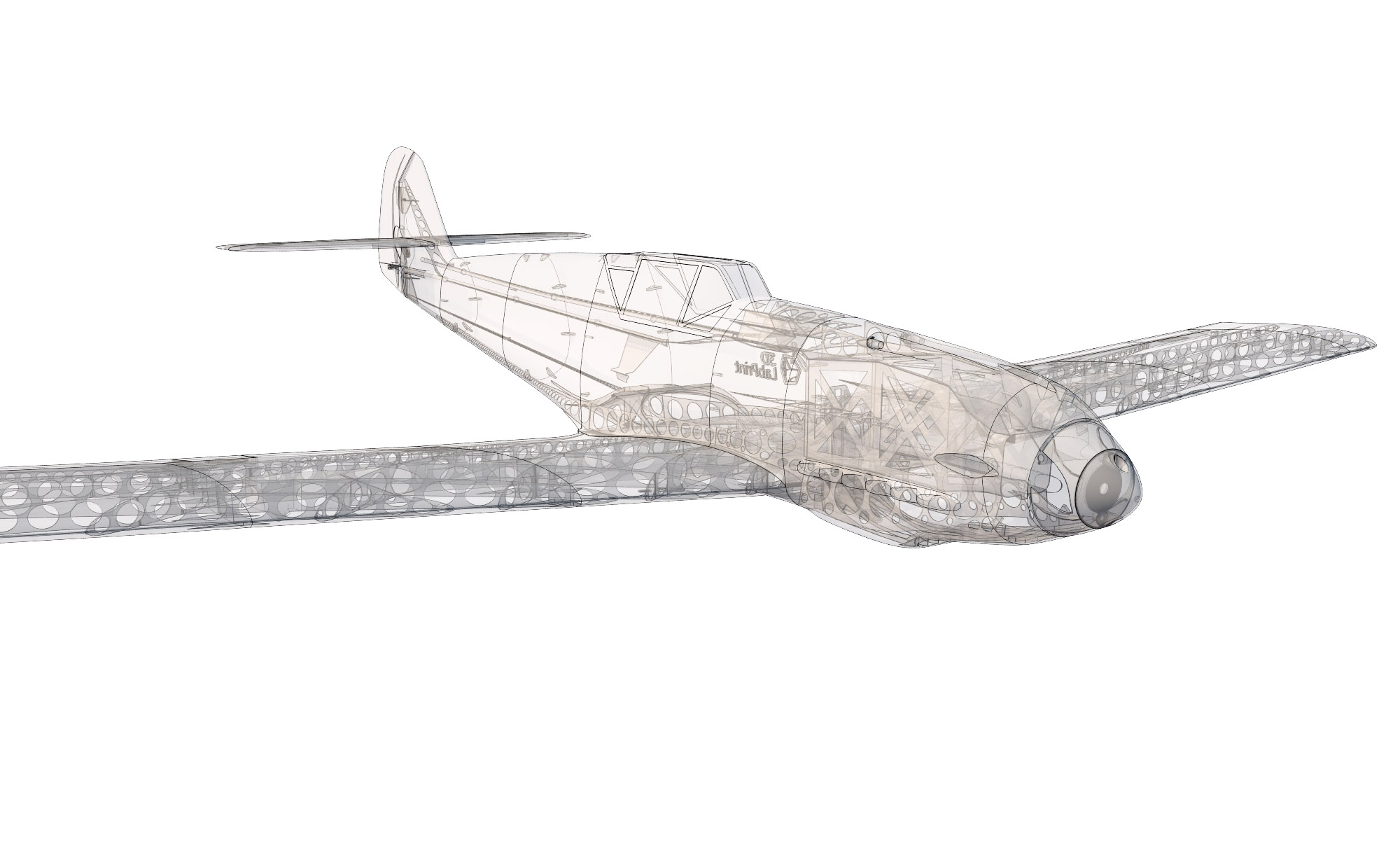 Messerschmitt BF 109T 3D LabPrint