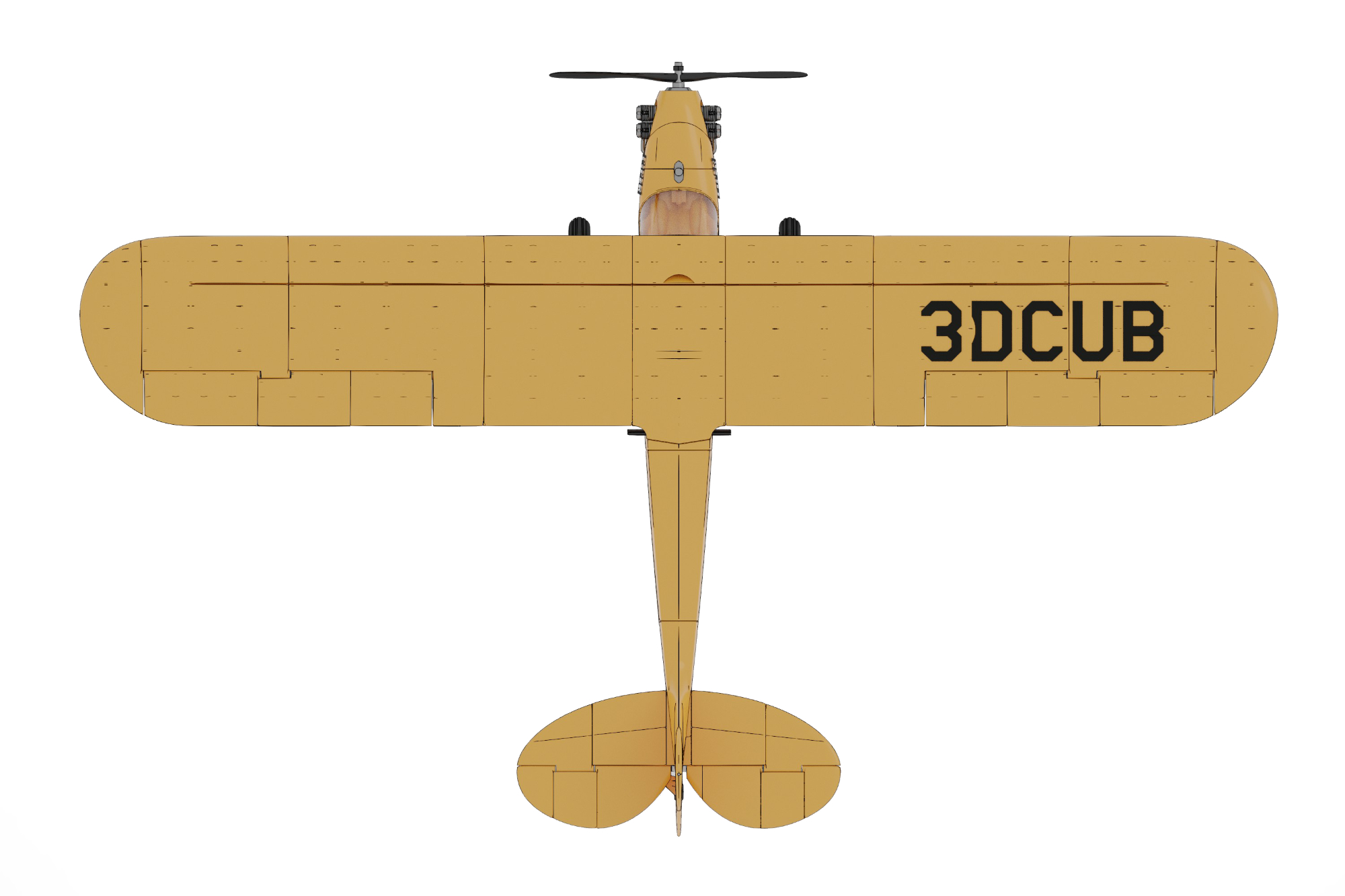 Piper J-3 Cub 3D LabPrint