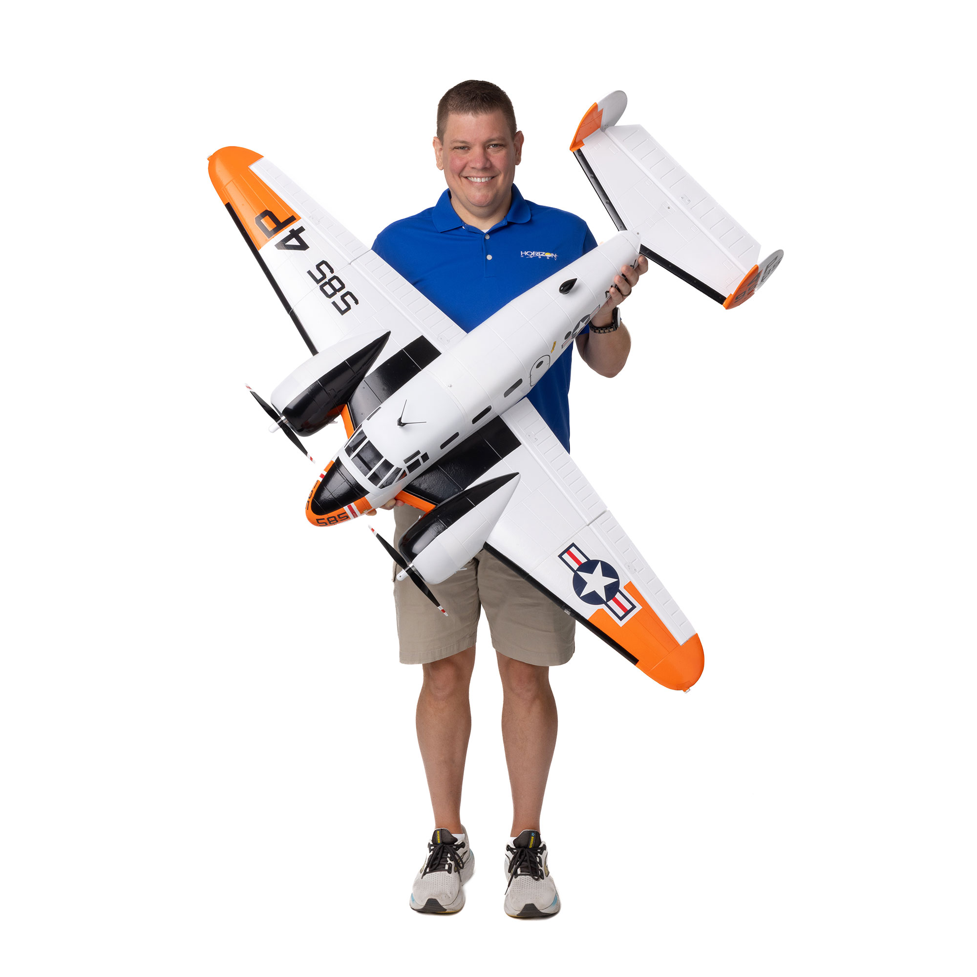 Beechcraft D18/RC-45J E-flite