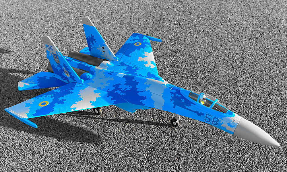 SU-27 Twin 64mm FlyFans Models
