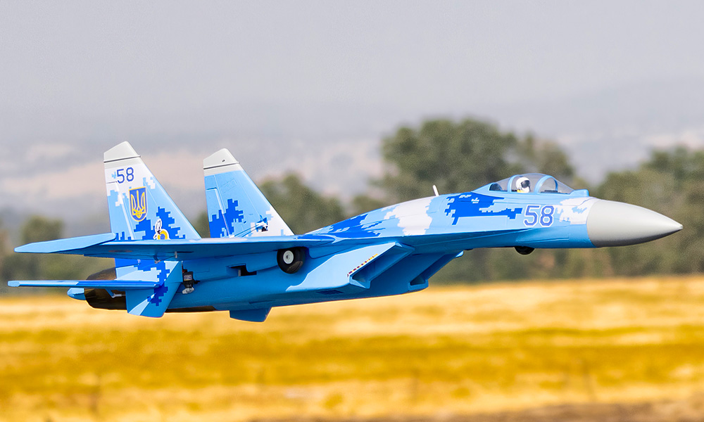 SU-27 Twin 64mm FlyFans Models