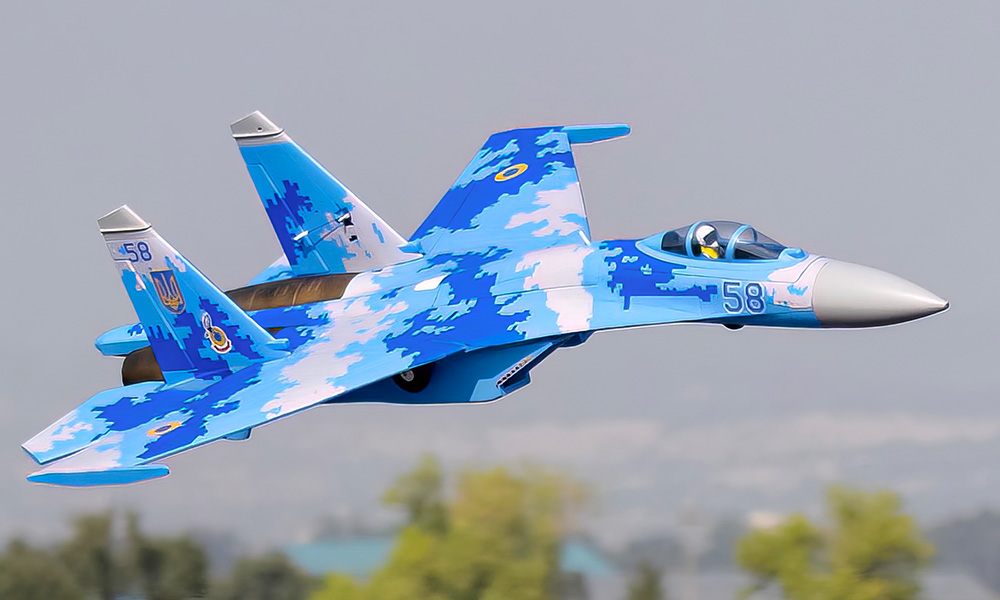 SU-27 Twin 64mm FlyFans Models