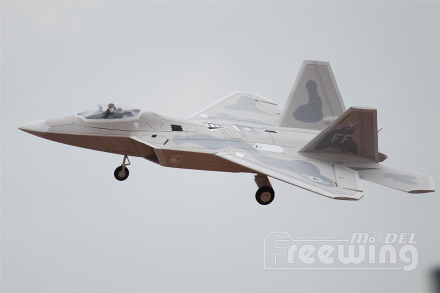 F-22 Raptor 64 mm Freewing Model