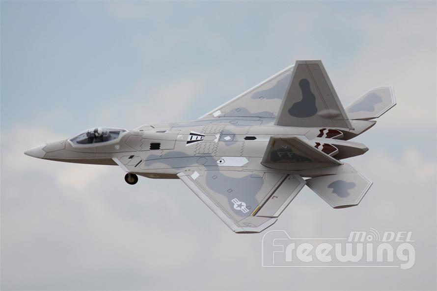 F-22 Raptor 64 mm Freewing Model