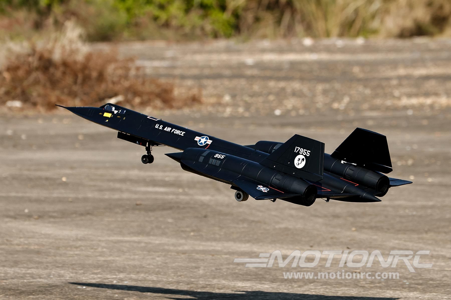 SR-71 Blackbird Twin 70mm Freewing Model