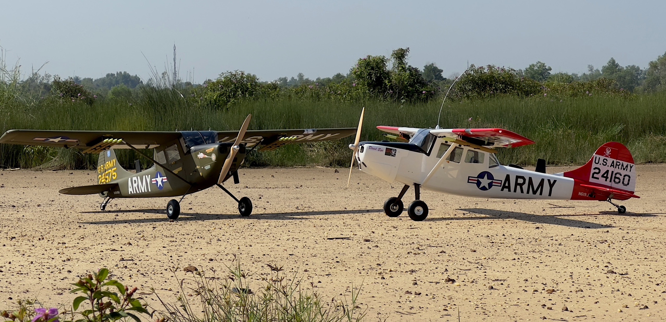 Cessna L-19 Bird Dog 122 Seagull Models