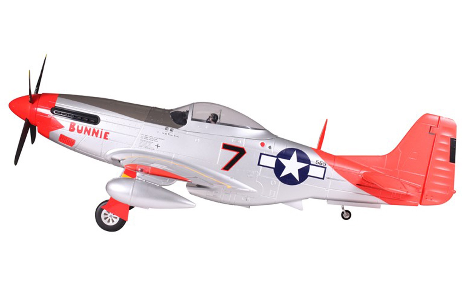 P-51 Mustang Red Tail fms